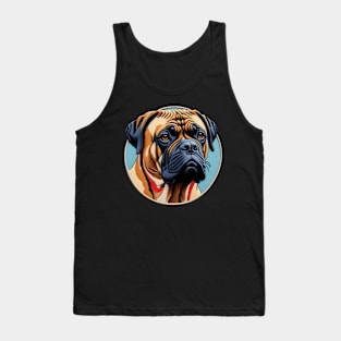 Bullmastiff Embroidered Patch Tank Top